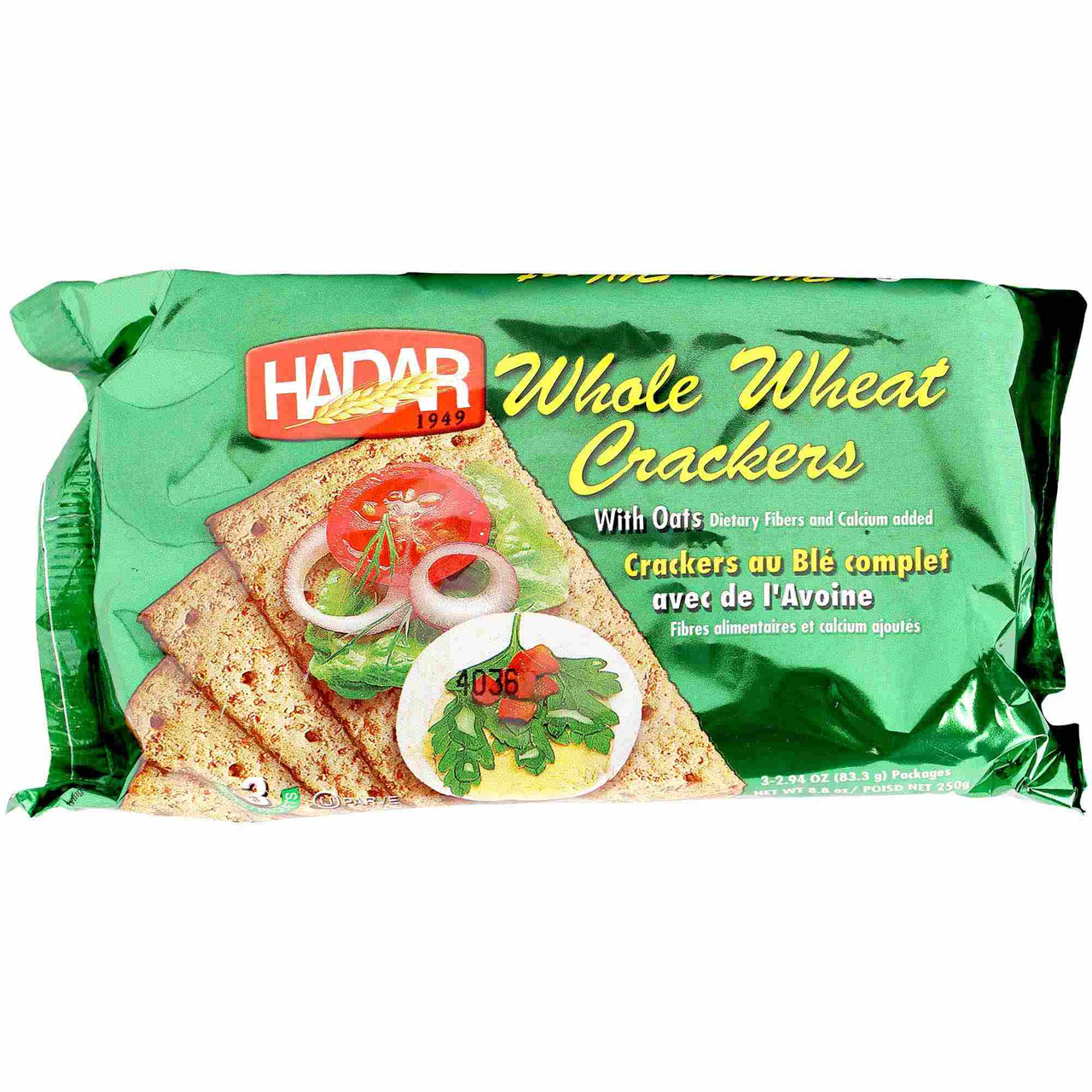 Square Crackers In Green Box
